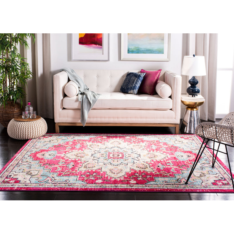 World Menagerie Mifley Fuchsia Pink Rug & Reviews Wayfair.co.uk